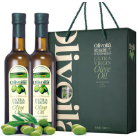 欧丽薇兰(olivoila) 特级初榨橄榄油 750ml*2 简装盒 食用 凉拌橄榄油