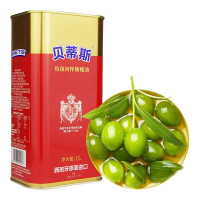 贝蒂斯特级初榨橄榄油罐装1L单罐装