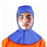 AP友盟-6680蓝色阻燃布焊帽(39cm)