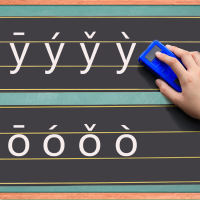 拼音格磁性黑板贴带磁铁四线格