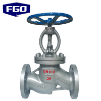 铸钢法兰截止阀 蒸汽截止阀DN50 PN16 阀长230mm