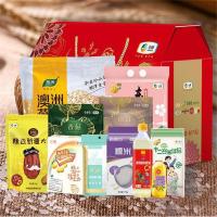 中粮大礼包E款358型5487g+900ml米油蜜枣燕麦香菇银耳杂粮糖组合