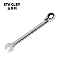 史丹利(STANLEY) ZQ 公制精抛光双向棘开两用快扳24mm 91-874-1L-22 19165