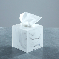 意简家用客厅卫生间抽纸盒-水墨纸巾盒(方形)