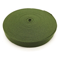 背包带厚帆布织带 军绿色 40mm (50m/卷)