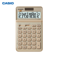 卡西欧(CASIO)stylish时尚计算器 锋芒金 JW-200SC-GD 商务办公