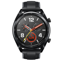 华为 WATCH GT 运动款(黑色)华为智能手表 两周续航 高清彩屏 NFC支付 精准定位 户外运动手表 单位:个