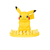 宝可梦 皮卡丘汽车电话号码牌挪车牌创意可爱卡通车内用上车载临时停车牌 皮卡丘停车牌 24个起创意号码牌