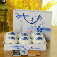 华祺腾达 青花瓷套装 两碗两勺 50套/箱（HuaQi-7001212）
