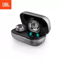 JBL T280TWS真无线蓝牙耳机 入耳式运动耳机 防水防汗跑步耳麦 金属充电盒 苹果安卓手机通用 寒光灰