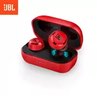 JBL T280TWS真无线蓝牙耳机 入耳式运动耳机 防水防汗跑步耳麦 金属充电盒 苹果安卓手机通用 激情红
