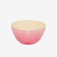 法国 LE CREUSET 酷彩炻瓷创意小碗可爱米饭碗早餐汤碗家用12.5CM 石英粉单个