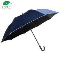 芬香绿叶高尔夫纤维伞架170-3黑胶伞(支持LOGO定制,500把起订)
