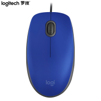 罗技(Logitech)M110无声有线鼠标(颜色随机)