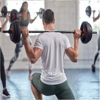 奥杆 举重卧推深蹲家用可拆健身房器材