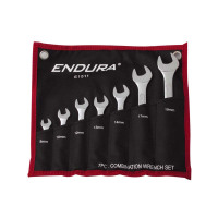 力易得(ENDURA) 7件套碳钢两用扳手 E1511