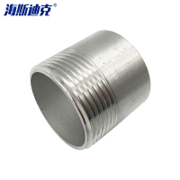 海斯迪克 gnjz-2021 304不锈钢单头管子丝 单头双头丝外丝管子水管圆管水管接头 焊接外丝 DN10 15个