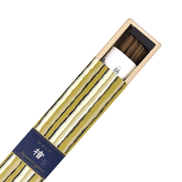 日本香堂 吉祥如意系列 细长型 附香插 云片柏味道