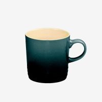 法国LE CREUSET酷彩 炻瓷马克杯子350ml咖啡早餐办公家用茶水杯 海蓝色单个