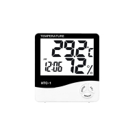 得力温湿度表HTC-1