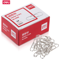得力deli0018回形针银色金属镀镍防锈曲别针