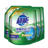 超能植翠洗衣液780g+118g(柔顺舒适)(带出液口D)N3 8袋/箱