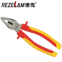 德传REZELAM绝缘钢丝钳6寸