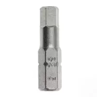 [钢盾SHEFFIELD]/S053018/5件套6.3mm系列25长六角旋具头H5/(计价单位:套)