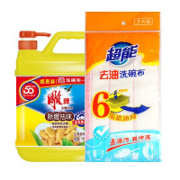 雕牌 生姜洗洁精1kg+一片洗碗布（10组/箱）