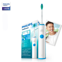 飞利浦(PHILIPS) 电动牙刷 成人声波震动(自带刷头*1) 清新洁净 蓝色 HX3216/13