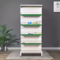 医药架 医院药店药品分类架钢质办公柜带背板 单面四层 850*460*2000mm