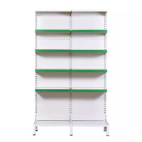 医药架 医院药店药品分类架钢质办公柜带背板 二联单面四层 1200*480*2000mm