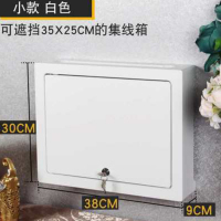 简单 电视机顶盒锁盒 35*25cm SL180166 白色