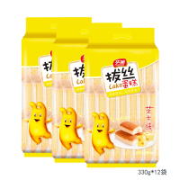 华美.拔丝蛋糕芝士味330g*12袋/整箱