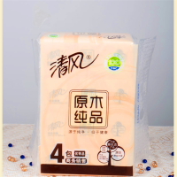 清风005 100抽3层纸巾4提