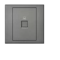 西蒙E3系列一位信息插座(荧光灰)305218-61