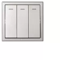 西蒙E3系列三位单极开关带指示(香槟)301031Y-44