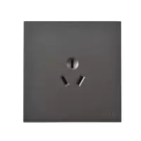西蒙(simon) E6系列两极带接地插座 721681-61荧光灰色