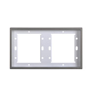 西蒙simon I7系列 二位联体边框 700620-61荧光灰色