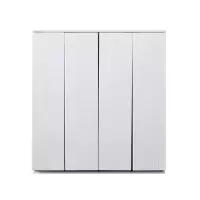 西蒙(simon) E6系列四位单极开关带LED指示灯 721043 白色