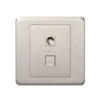 西蒙C20系列电视信息插座(香槟)255302-44