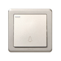 西蒙C20系列门铃开关(香槟)256301-44