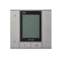 西蒙(simon) E6系列智能按键式地暖温控器(水暖) 72E702-46香槟金色