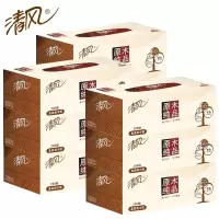 清风 抽纸纸巾硬盒 36盒/箱(一箱装)