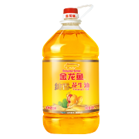 金龙鱼 食用油 压榨 纯香花生油5L