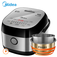 美的(Midea)低糖电饭煲MB-30LH5 家用3L 电饭锅 智能IH加热 24小时预约 钛金鼎釜内胆 养生脱糖降糖