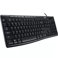 罗技(Logitech)k200有线键盘