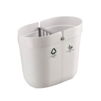 分类垃圾桶干湿分离家用 双桶小型家庭办公室室内