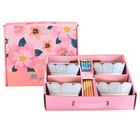 企业专享 日式陶瓷餐具套装 4碗筷 起订量100