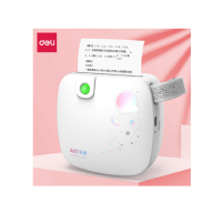 得力(deli)X1A喵喵相印宝 便携口袋蓝牙热敏不干胶打印机 (白色)